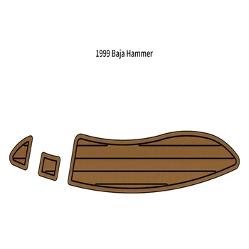 1999 Baja Hammer Платформа Для плавания Ступенчатый Коврик Лодка EVA Искусственная Пена Настил Из Тикового Дерева