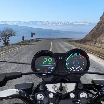 2023NEW Moto Спидометр Приборная панель Измеритель мотоцикла Цифровой светодиодный индикатор отключения ODO с лампой поворота для 150 Honda CG150 Fan150
