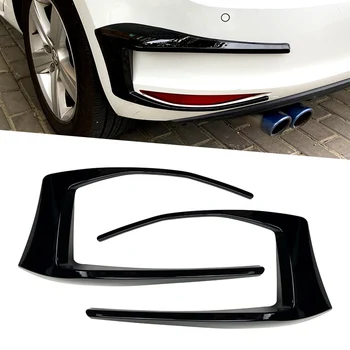 2шт Черный автомобильный задний бампер, спойлер, накладка противотуманных фар для Volkswagen VW Golf 7 GTI R GTD MK7 2013 2014 2015 2016