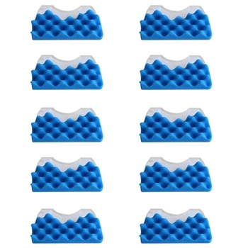 30 комплектов синего губчатого фильтра, белого хлопкового печеночного фильтра для Samsung DJ97-01040C, запчасти для пылесосов серии
