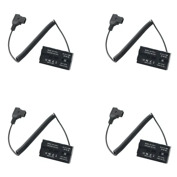 4X Кабель-адаптер Питания Для разъема D-Tap К Фиктивному Аккумулятору NP-F Для Sony NP F550 F570 F770 NP F970