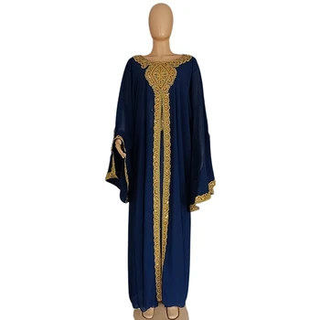 Abayas For Women Dubai Luxury 2023 Черное Мусульманское Модное Платье Boubou, Кафтан Marocain Для Свадебных Вечеринок Djellaba Femme