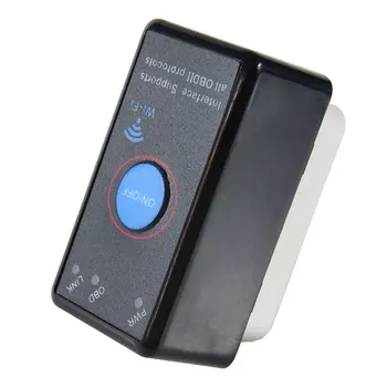 ELM 327 OBD2 Сканер Переключатель WiFi ELM327 V1.5 Автомобильный Диагностический Инструмент PIC18F25K80 OBDII ELM-327 OBD 2 Считыватель кода iPhone iOS/ Android