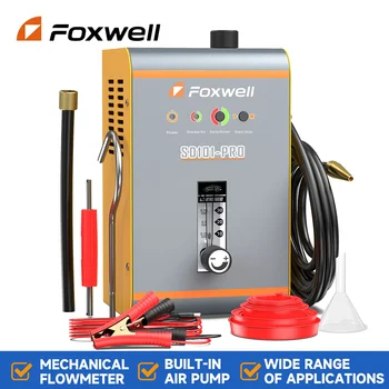 FOXWELL SD101 PRO Автомобильный детектор утечки дыма 12V Автомобильный дымогенератор, локатор утечки газа, анализатор утечки из трубы EVAP