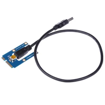 USB 3.0 Mini PCI-E к PCIe PCI Express от 1X до 16X Extender Riser Card Адаптер-Удлинитель для Майнера Биткоинов