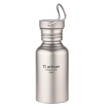 Бутылка для воды Спортивная Бутылка Для сада и помещений Сверхлегкие Титановые Аксессуары Коррозионностойкий Изолированный Рукав