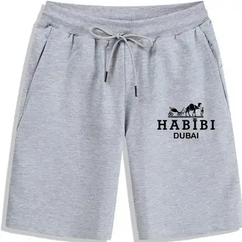 Горячая распродажа Новых мужских мужских шорт, Новые Модные Летние повседневные Мужские шорты, ретро-шорты с логотипом Habibi Dubai хорошего качества