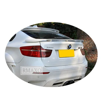 Для BMW E71 X6 Спойлер на крыше 2015-2018 E71 X6 Высококачественный материал ABS Цвет грунтовки заднего крыла автомобиля Задний спойлер