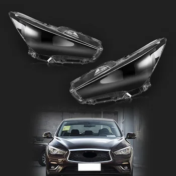 Для Infiniti Q50 Q50L 2014-2021 Объектив фары автомобиля Прозрачная крышка Корпус лампы Подходит для Lampcover