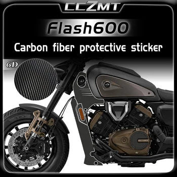 Для QJMOTOR Flash600 6D carbon fiber полная защита автомобиля водонепроницаемая наклейка полная наклейка модифицированные запчасти аксессуары
