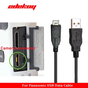 Для цифрового фотоаппарата Panasonic DMC-FZ35 fz38 TS1 DMC-GH1 GF2 ZS1 ZS3 TZ6 TZ7 ZS7 GK кабель для передачи данных 14P с широким портом USB кабель для передачи данных