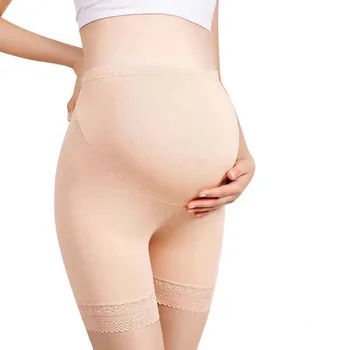 Женское нижнее белье для беременных с высокой талией, регулируемое с защитой от бликов, из 2 предметов, защитные леггинсы для беременных