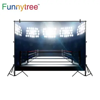 Забавные древесные фоны для фотостудии боксерское поле спортивные соревнования фон для фотосъемки в стиле боке photocall photobooth с принтом