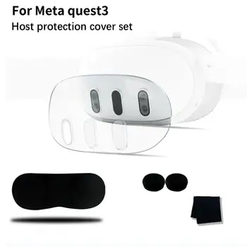Защитный Чехол Шлема Виртуальной Реальности Прозрачные Чехлы Протектор Пылезащитной Крышки Объектива Защитный Чехол Для Oculus Quest 3 Аксессуары Для Очков Виртуальной Реальности L1M1