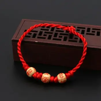  Каббала, плетеный браслет из красной нити, защита для украшений-амулетов на удачу