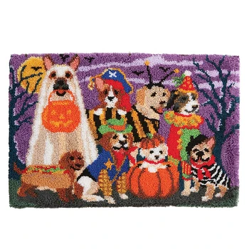 крючок-защелка ковер Наборы для рукоделия на Хэллоуин для взрослых набор для изготовления сумок пуговичный ковер набор для вышивания ковров сумка-коврик своими руками