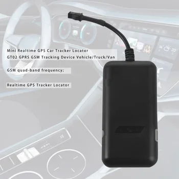 Мини-GPS автомобильный трекер в реальном времени GT02 GPRS GSM Устройство слежения за транспортным средством / грузовиком / фургоном