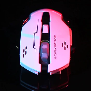 Новая беспроводная мышь для киберспорта с зарядкой, Офисный игровой Ноутбук с подсветкой, Креативная мышь, Компьютерные Аксессуары