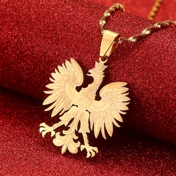 Ожерелья с подвеской в виде орла с символом Польши, ювелирные изделия Polska Poles для женщин