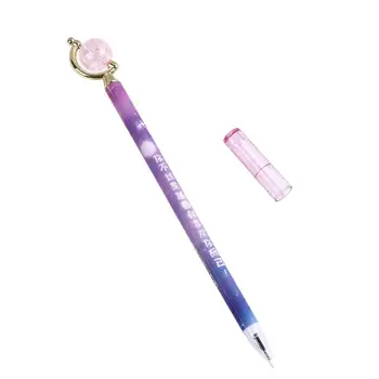 Подарок другу Канцелярские Принадлежности Звездное Небо 0,5 мм Черная Вращающаяся Гелевая ручка Ручка для подписи Гелевая ручка Шариковая ручка
