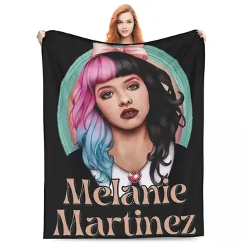 Подарочное одеяло для лица Melanie Martinez Флисовое одеяло для домашней плаксы Relax Легкое тонкое для коврика в спальню