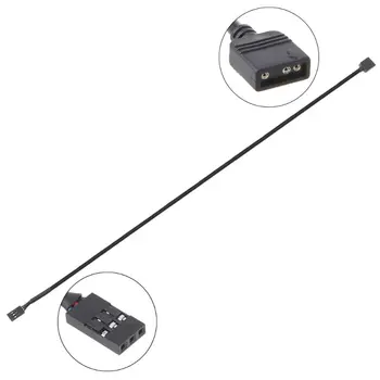 Прочный линейный разъем адаптера 5V RGB VDG для материнской платы компьютерных аксессуаров 5V 3Pin VDG в обычный 3Pin кабель преобразования