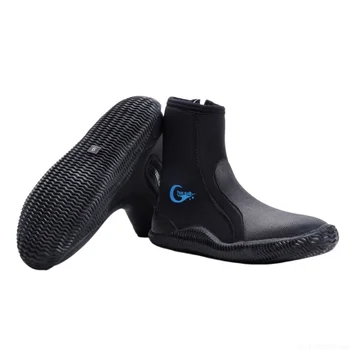 Резиновые сапоги для дайвинга 5 мм, водонепроницаемая обувь для гидрокостюма, рыбалки, подводного плавания, согревающего плавания, новинка