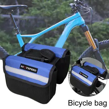 Седельная сумка Надежный светоотражающий дизайн Быстрая установка Сумка для руля горного велосипеда, шоссейного велосипеда, аксессуары для велоспорта