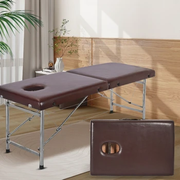 Складная переносная массажная кровать для физиотерапии Металлическая массажная кровать для домашнего использования Comfort Lit Pliant Beauty Furniture WZ50MB