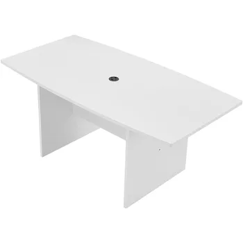 Стол для конференц-зала Panana в форме лодки с деревянной основой вишневого /белого / черного цвета, 68,5 