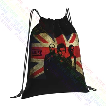Сумки на шнурках с американским флагом Muse, спортивная сумка для спортзала, новейшая спортивная сумка для плавания, рюкзак для верховой езды