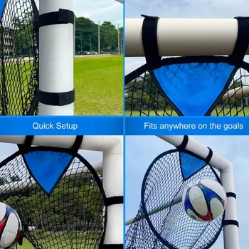 Футбольные мишени Сетка для ворот Верхние корзины Складные футбольные мишени Сетка для тренировок