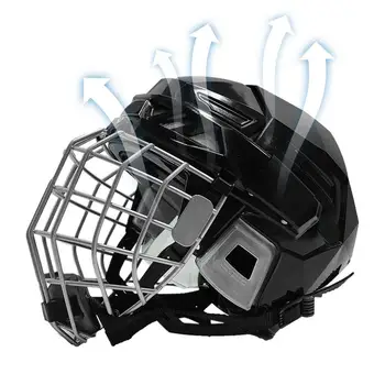 Хоккейные шлемы, уличные шлемы и шлемы для родео, лицевая маска, дышащее и защитное снаряжение, безопасное и прочное снаряжение для молодежи