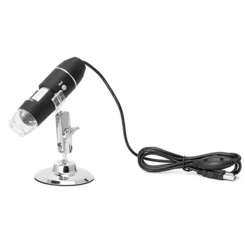 1600X USB цифровой микроскоп камера эндоскоп 8LED лупа с металлической подставкой прямая поставка