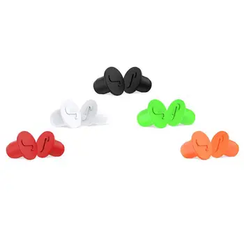 5 пар силиконовых подушечек для ушей, мягкие наконечники для наушников, шумоподавляющие затычки для ушей, улучшающие качество звука, разноцветные цвета