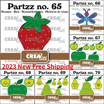 Apple Strawberry Pear Dragonfly 2023 Новые металлические штампы для резки для фотоальбома для скрапбукинга Diy Crafts Maker Ручной работы
