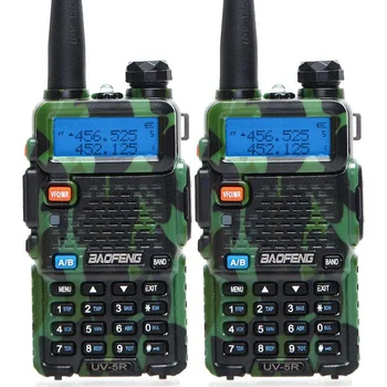 Baofeng BF-UV5R Любительское Радио Портативная рация Pofung UV-5R 5 Вт УКВ/УВЧ Радио Двухдиапазонное Двухстороннее радио UV 5r CB Радио