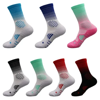 Баскетбольные носки мужские с длинной трубкой four seasons актуальные носки для единоборств профессиональные противоскользящие впитывающие дышащие спортивные носки