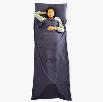 Компактный и портативный чехол для спального мешка, шелковая подкладка для спального мешка