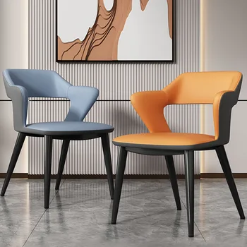 Обеденные стулья с расслабляющим акцентом в скандинавском стиле, Обеденные стулья для ожидания в гостиной, Современная Роскошная Вспомогательная мебель Sillas Comedor
