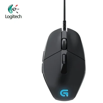 Проводная мышь Logitech G302 для киберспортивных игр, изготовленная на заказ для бизнеса и офиса, Подержанная, Аутентичный драйвер Logitech GHUB Поддерживается разрешением 4000 точек на дюйм