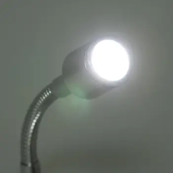 Светодиодная лампа для чтения на гусиной шее мощностью 1 Вт 12 В для домашнего морского дома на колесах