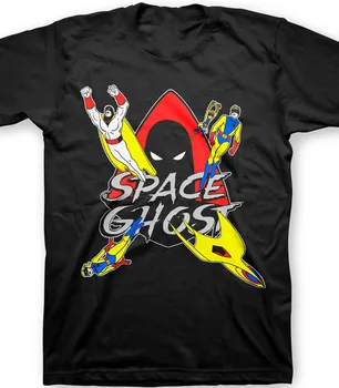 Футболка с героями мультфильмов VTG Space Ghost, черная, унисекс, все размеры S-5Xl 3F971
