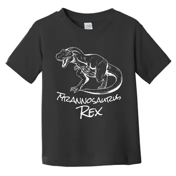 Эскиз Тираннозавра Рекса Крутой Доисторический Динозавр Тираннозавр-Рекс Младенец Футболка для малышей с длинными рукавами